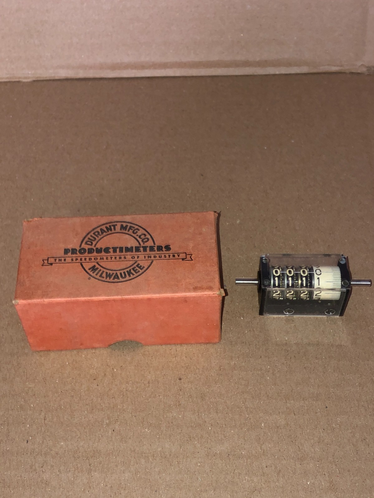 DURANT PRODUCTIMETER COUNTER 4Y73RS-CL