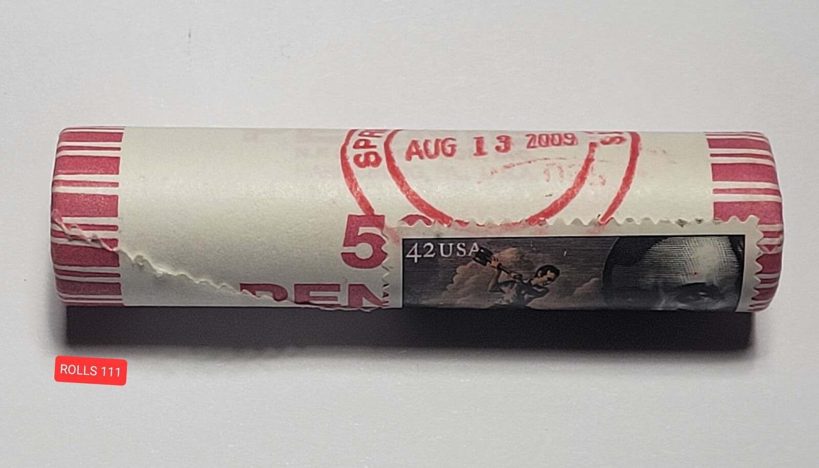2009-P RARE PROFESSIONAL ROLL STAMPED CANCELLED SPRINGFIELD RELEASE DAY 111 2025