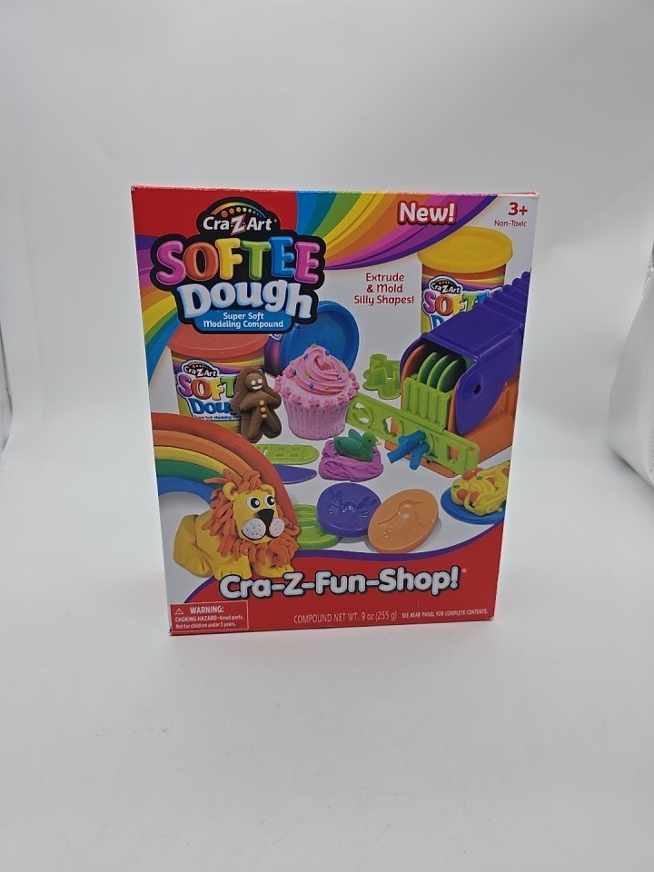 Cra-Z-Art Softee Dough Crazy Fun Shop New Brand New Fun Kids Toy
