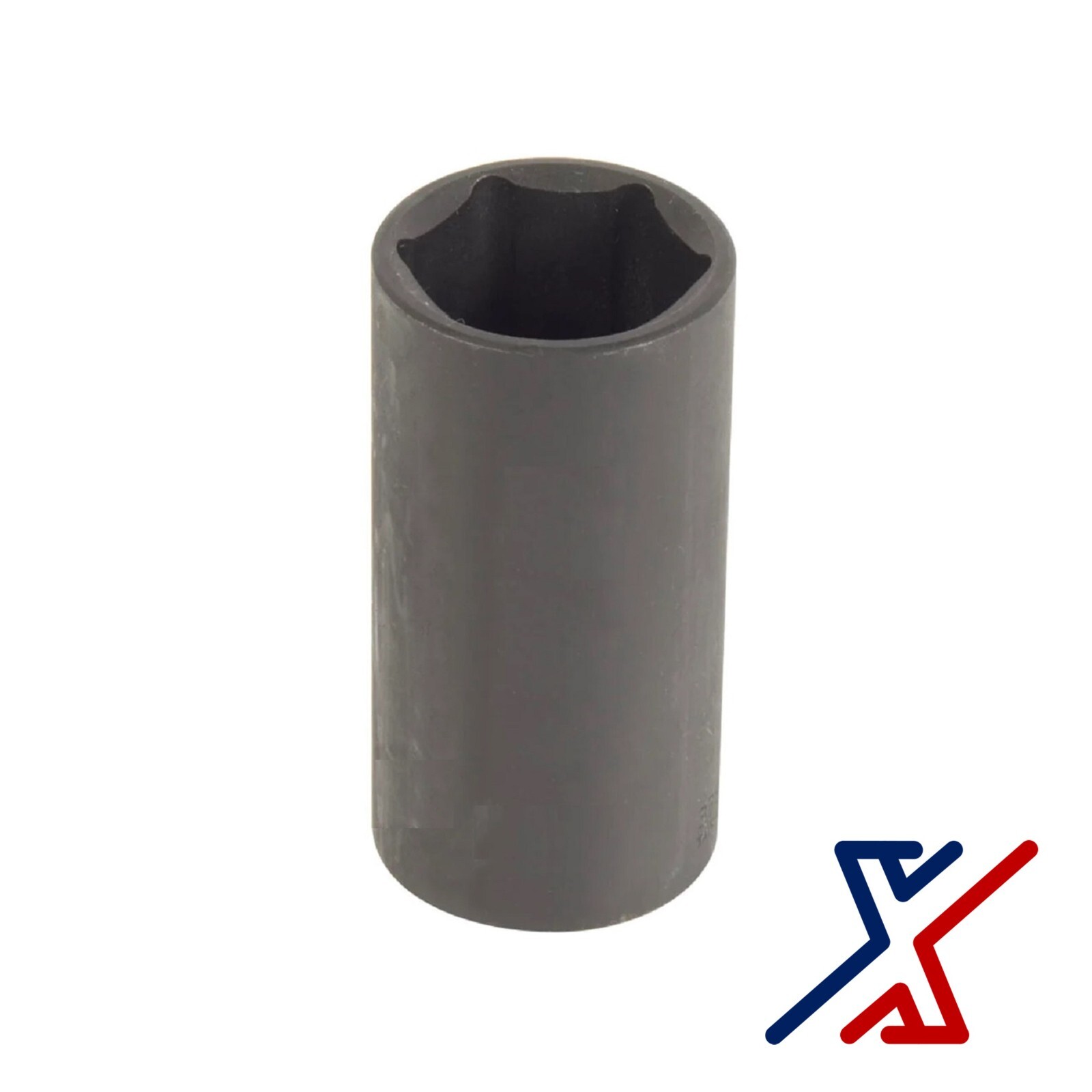 27 mm. x 1/2" Drive,  6 Point Deep Impact Socket, Spindle Axle Nut by X1 Tools