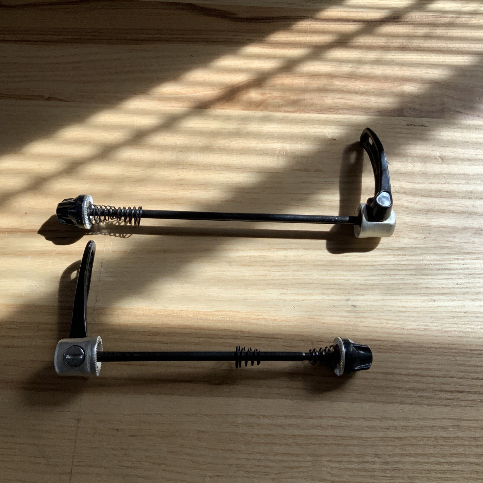 Vintage Shimano Skewer Set MTB Quick Release Black