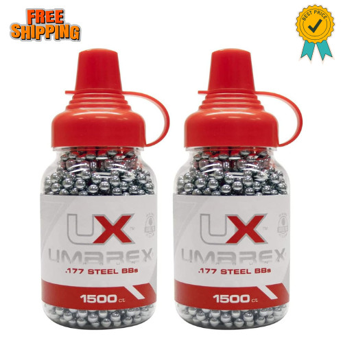 Umarex Precision .177 Caliber BB Gun BBS (1500 Count) One Size, Multi pack of 2
