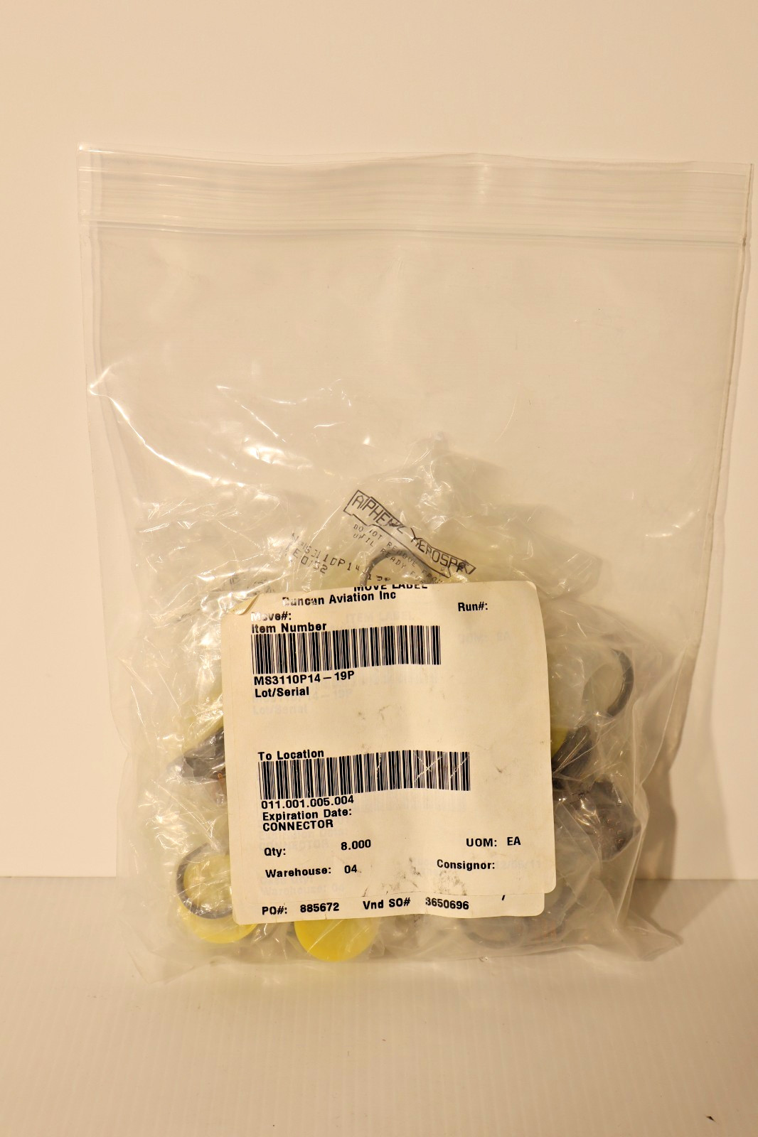 Amphenol MS3110P14-19P Connector - 8 Available