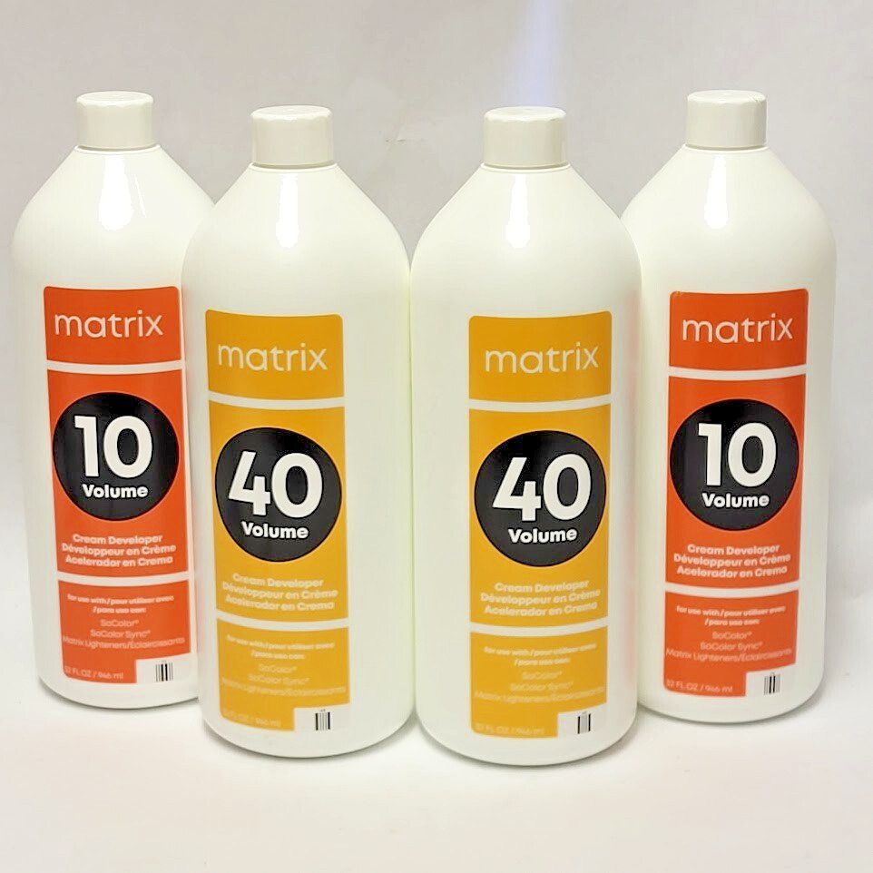 MATRIX Cream Developer 32 oz SoColor Lighteners SoColor Sync You Choose Volume