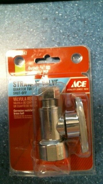 FIP Compression Brass Straight Stop Valve 24703 FREE SHIPPING