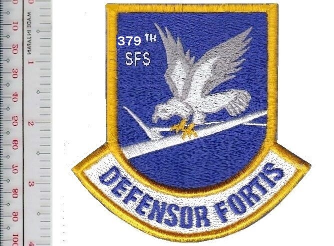 US Air Force USAF 379th Security Forces Squadron SFS Defensor NO TARIFF