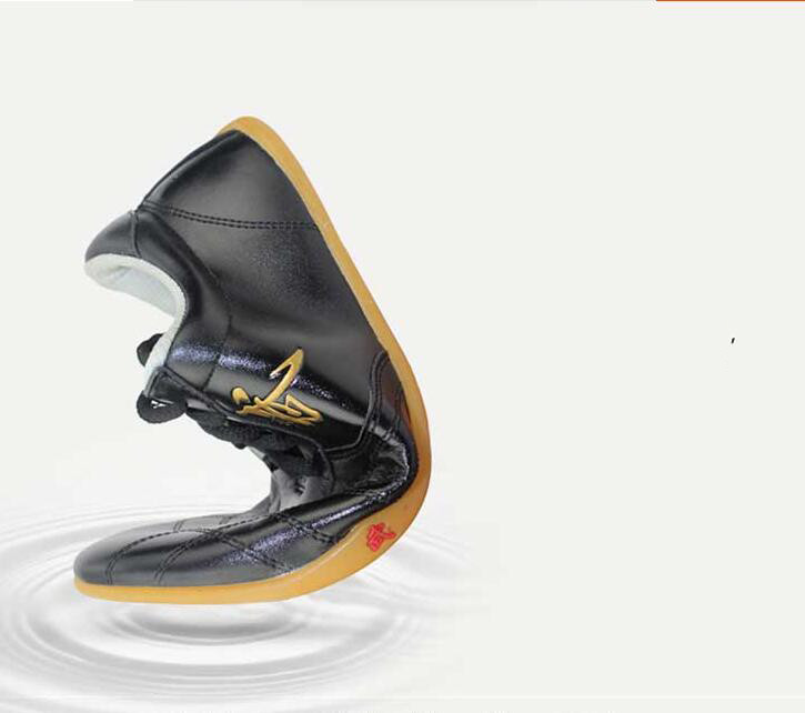 Martial Art Karate Taekwondo Shoe Kung Fu Genuine Leather Shoes Tai Chi Training
