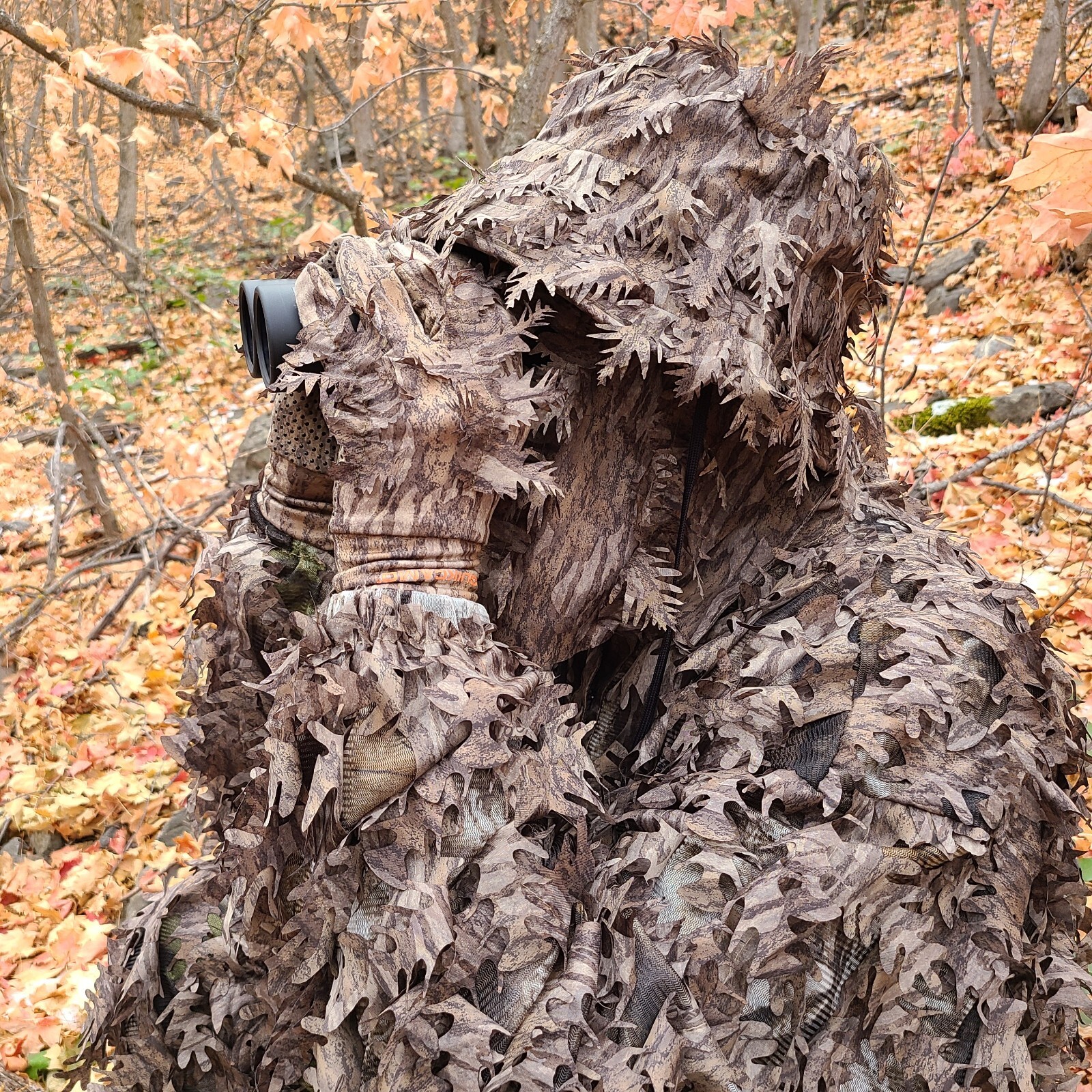 Mossy Oak and Realtree 3D Leafy Camo Bucket Hat Face Masks (Adjustable OSFM)