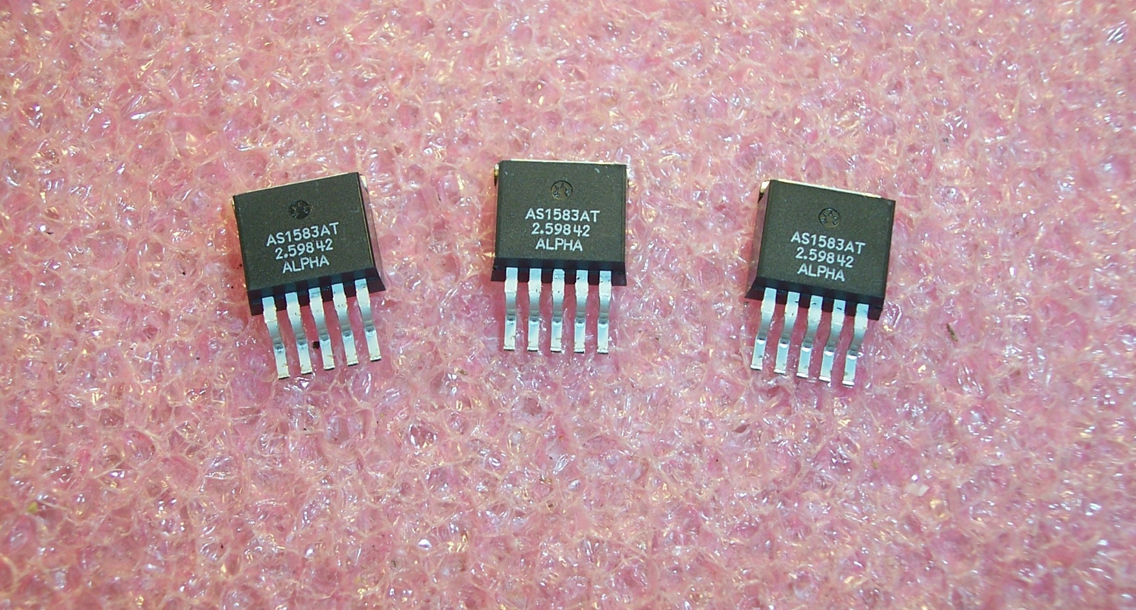 QTY (50) AS1583AT-2.5 ALPHA TO-263-5 2.5V ULTRA LOW DROPOUT VOLTAGE REGULATORS