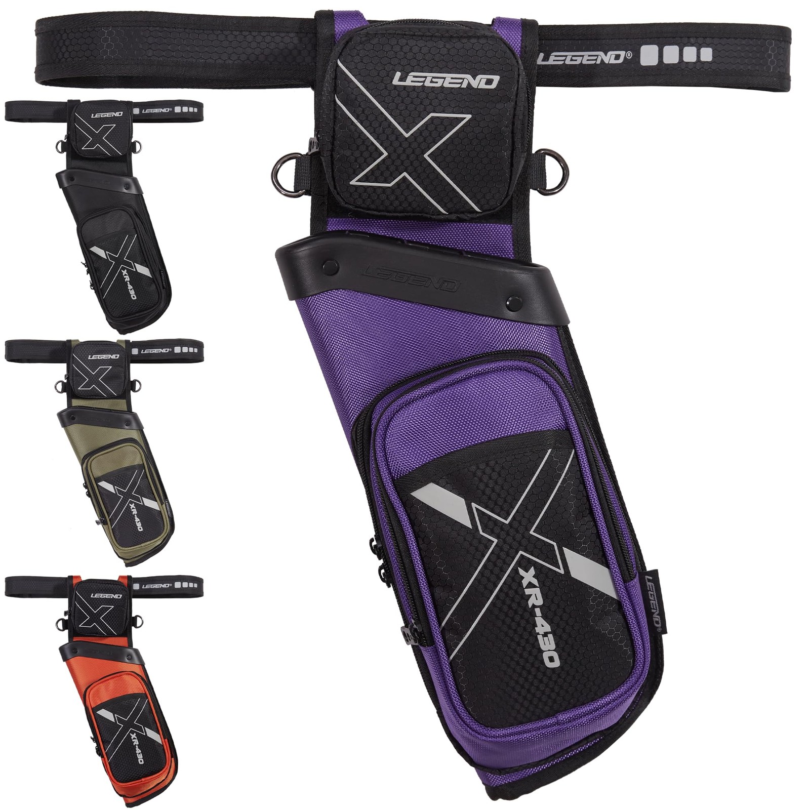 XR430 Hip Quiver for Arrows - Premium Arrow Quiver with Removable Release Poc...