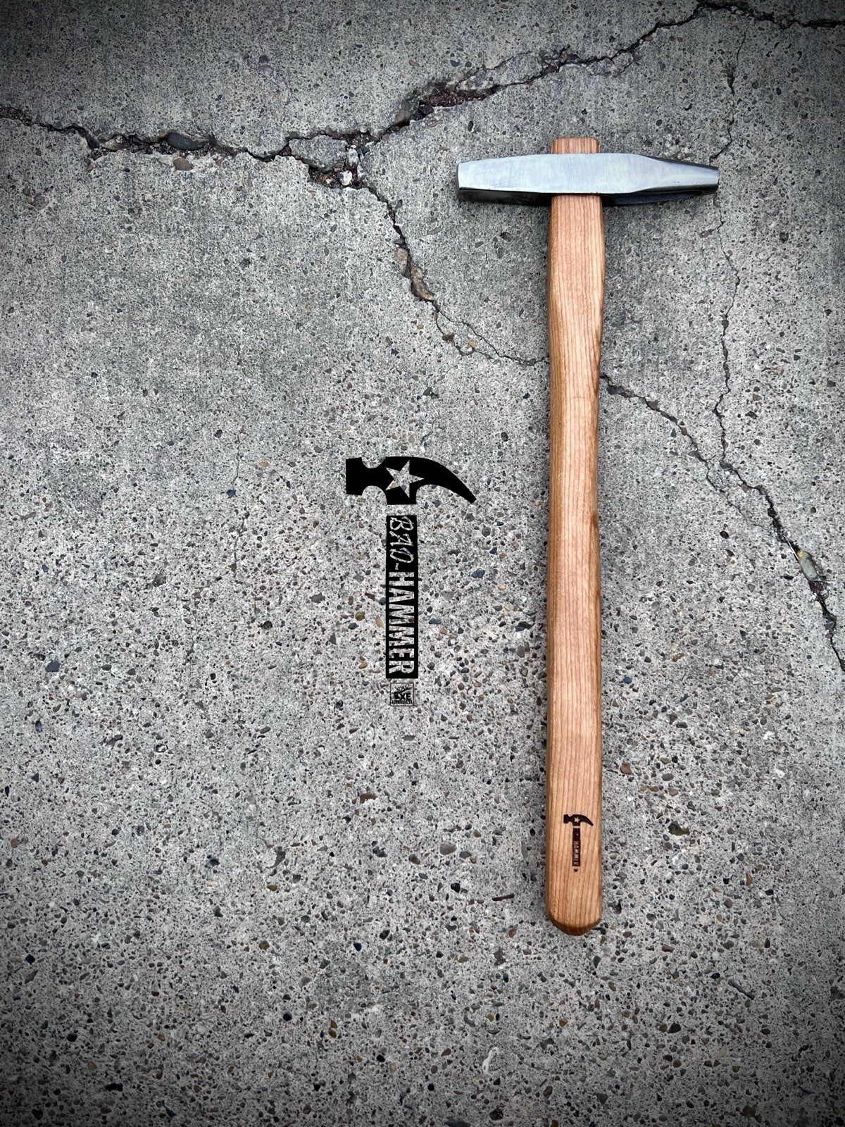 Bad-Hammer Unbranded 5oz Tack Hammer w/ Custom Hand Made Cherry Wood 11in Handle