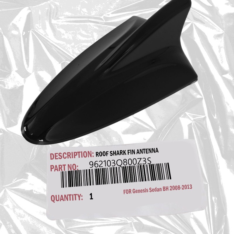 US 2015-2019 Hyundai Sonata-Elantra Ebony Shark Fin Roof Antenna Cover BLACK