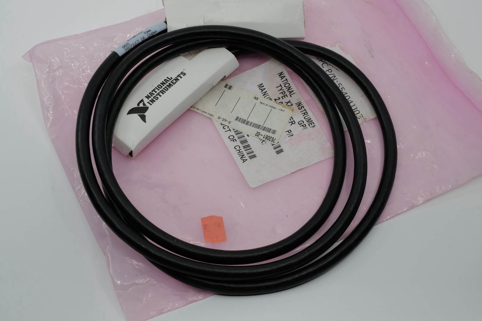 GPIB Cable X2 763507B-02 National Instruments Interface Lead - 2 Meters