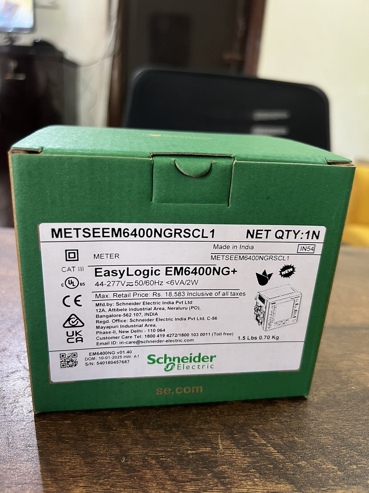 New SCHNEIDER EM6400NG+ - METSEEM6400NGRSCL1 CONZERV POWER AND ENERGY METER