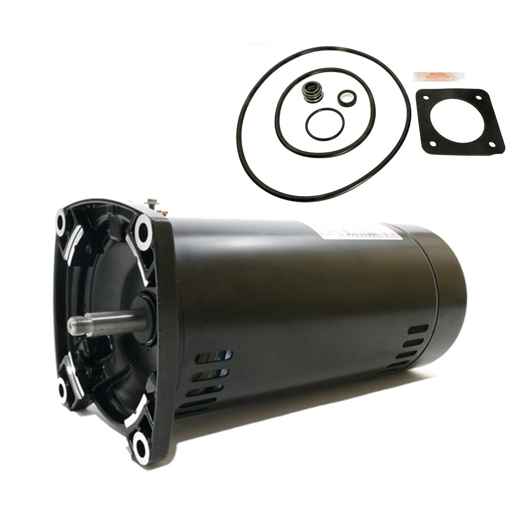 Puri Tech Repl Motor Kit Sta-Rite Max-E-Glas 1HP PE6E-182L SQ1102 w/GO-KIT-54