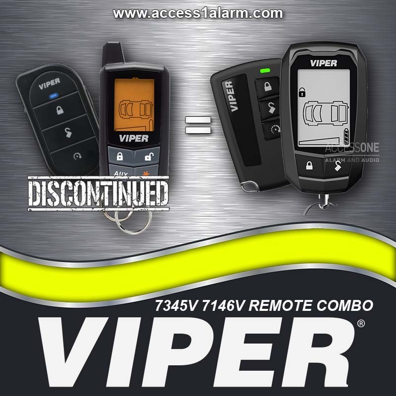 Viper 7345V 2-Way LCD And 7146V Remote Control Upgrade 7347V And 7147V For 4305V
