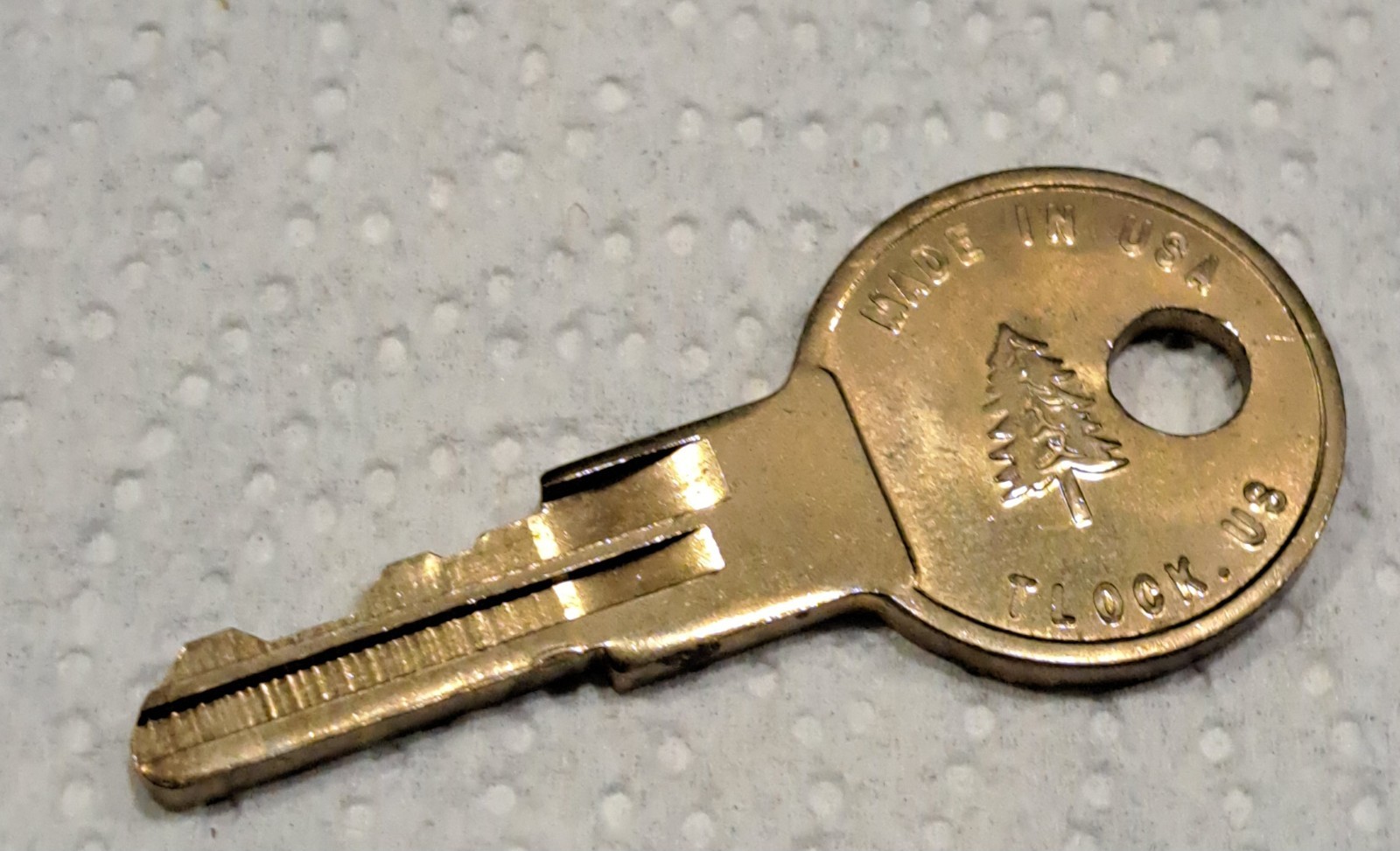 Timberline CompX OEM Key - Code 123T Replacement Key Office Cabinet Desk