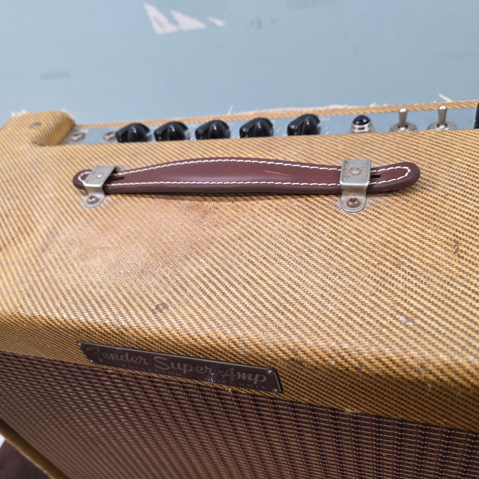 Fender 1957 Super Amp Narrow Panel 5E4 (624) USED *VINTAGE*