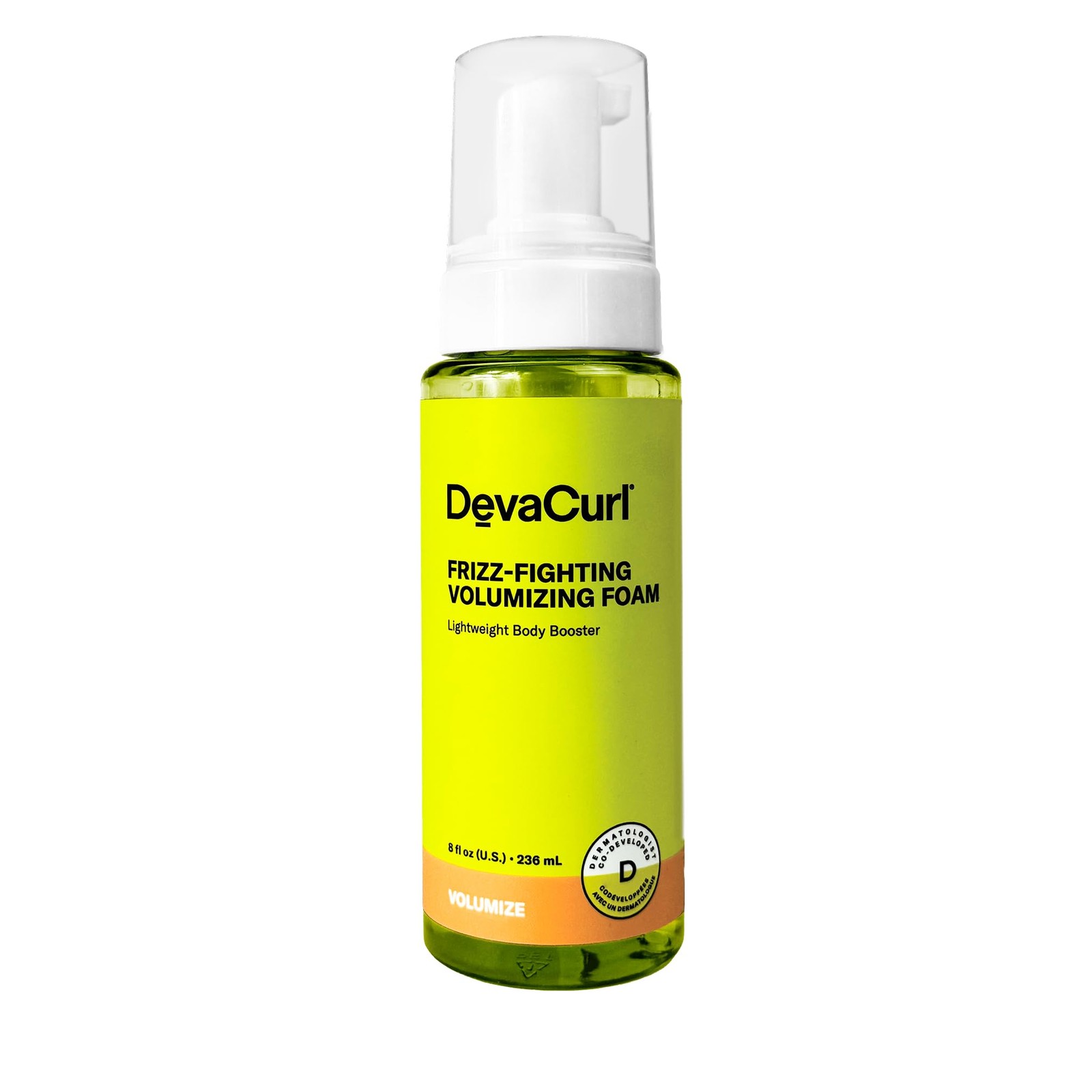 DevaCurl Frizz-Fighting Volumizing Foam 8 Fl Oz (Pack of 1), B097F9KHP1