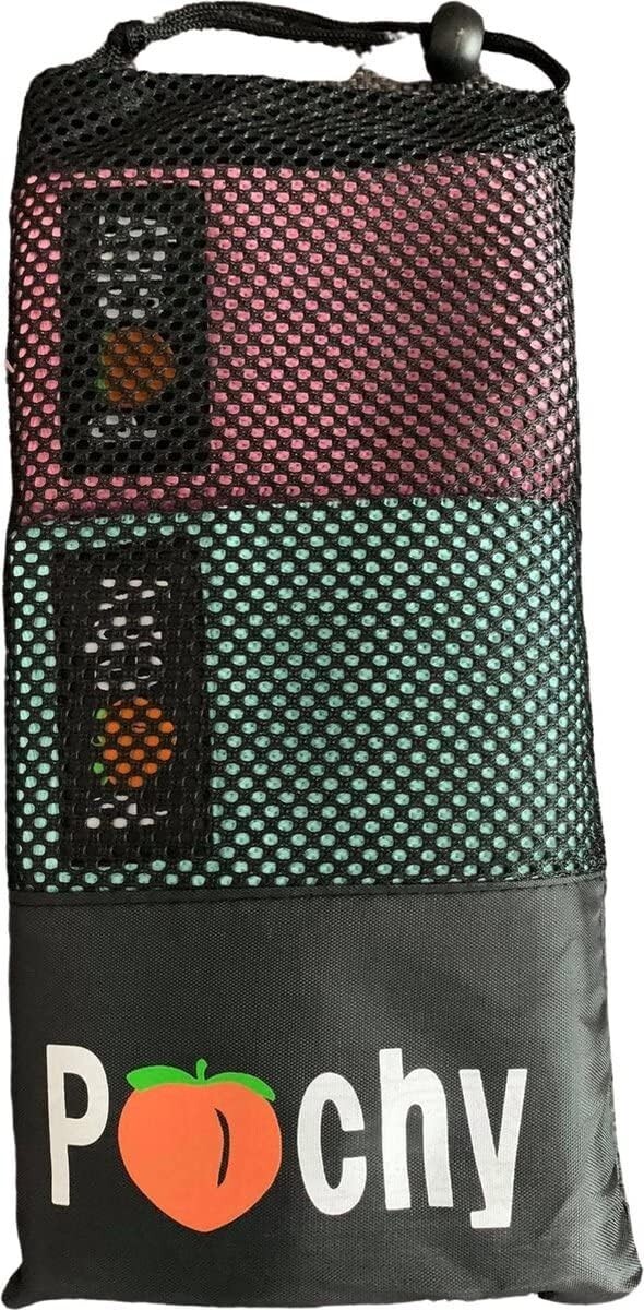 NWT 3 PACK PEACHY THICK ELASTIC STRETCH FABRIC BOOTY EXERCISE BANDS & CARRY CASE