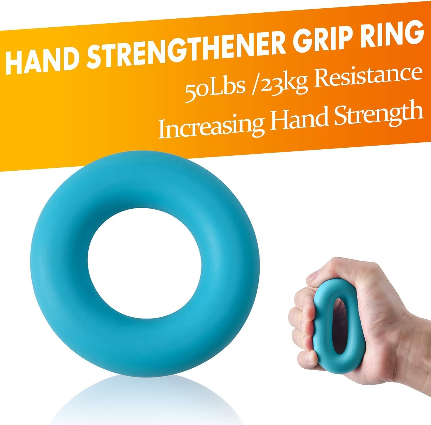 7 Pack Grip Strength Trainer Set - Adjustable Hand Gripper & Finger Exerciser