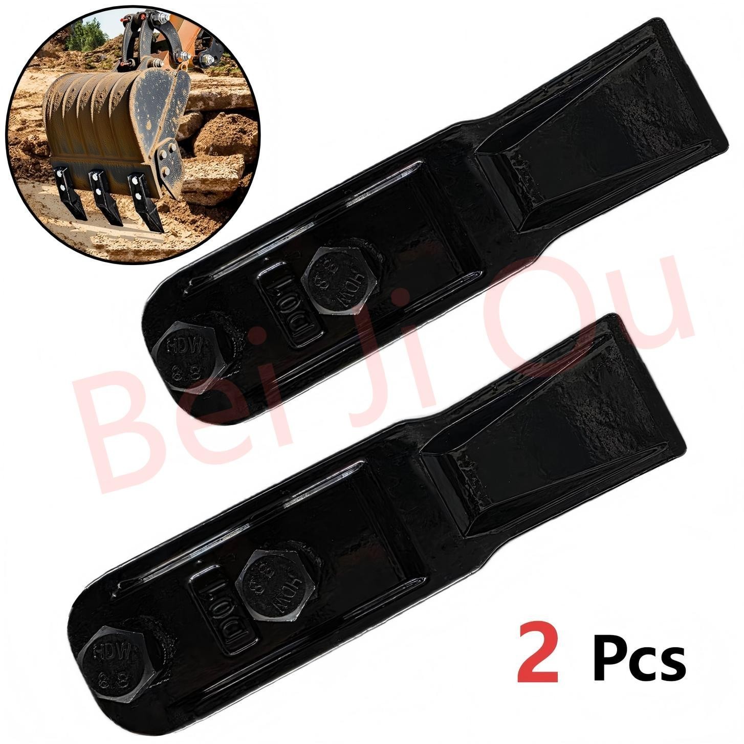 4Pcs Black Heavy Duty Teeth Matching Nuts, Warehouse Stock in USA