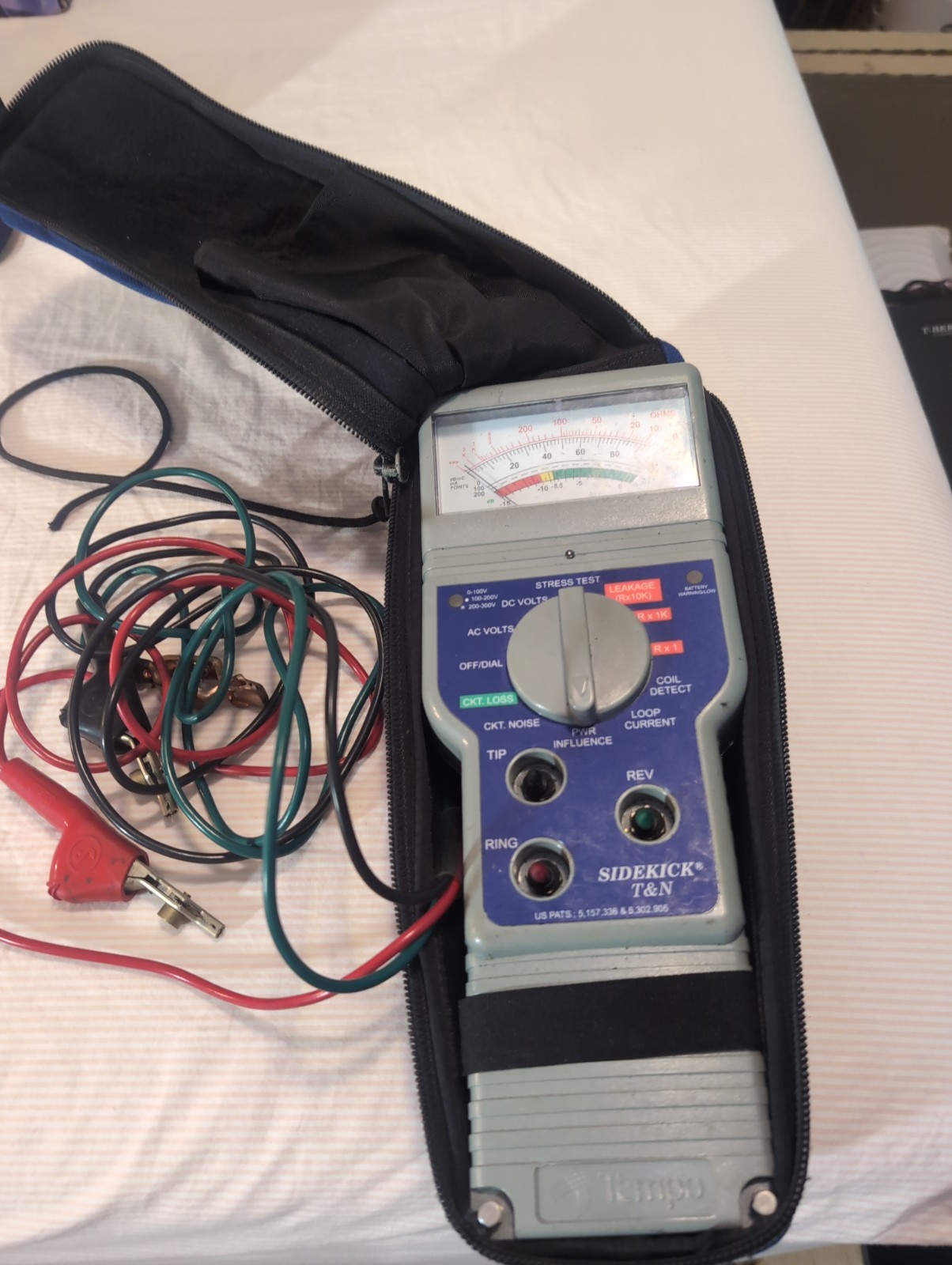 Sidekick T&N 1137-5002 by Tempo 5 transmission & noise tests  Cable Tester