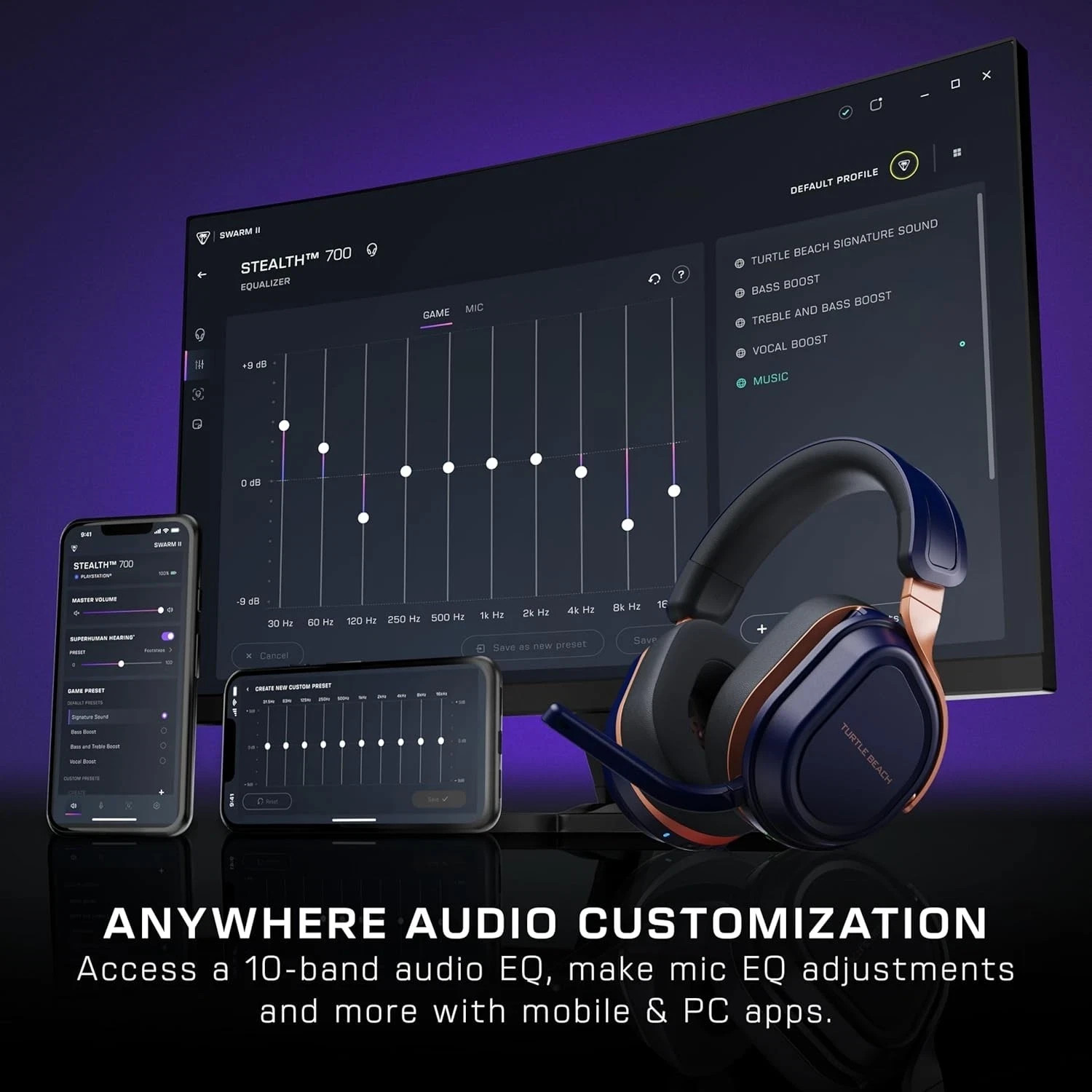 Turtle Beach Stealth 700 Gen 3 Wireless Multiplatform Gaming Headset - Cobalt