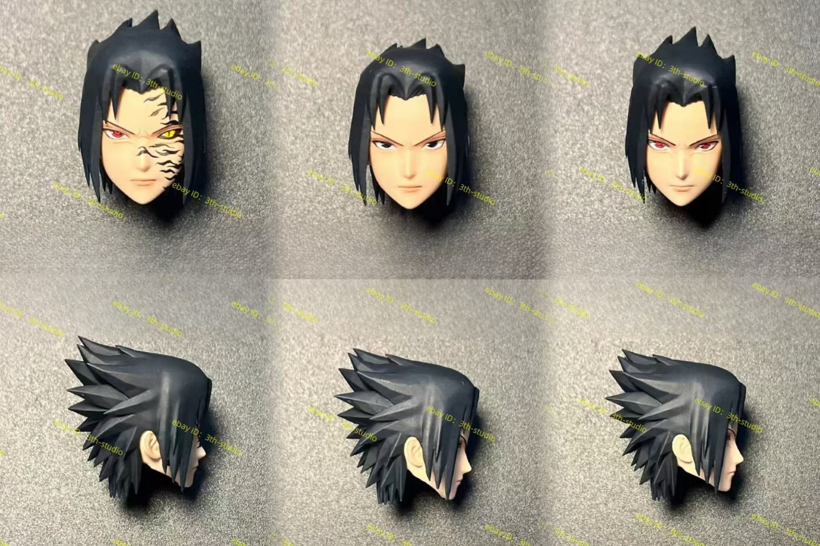 Custom Sasuke Head Sculpture FOR 1/12 SHF  Body-No Figure