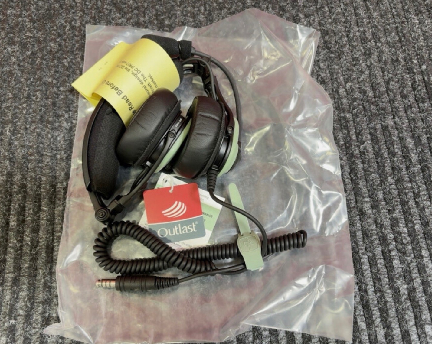 NEW David Clark DC PRO-2 Passive Aviation Headset-Mic