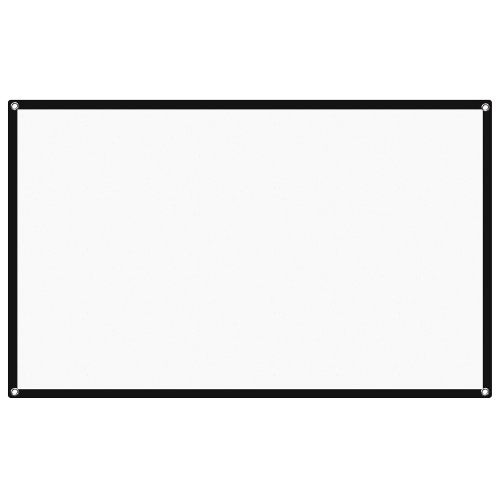 Roll Up Screen Projection Anti-crease Projector White Sheet Fold