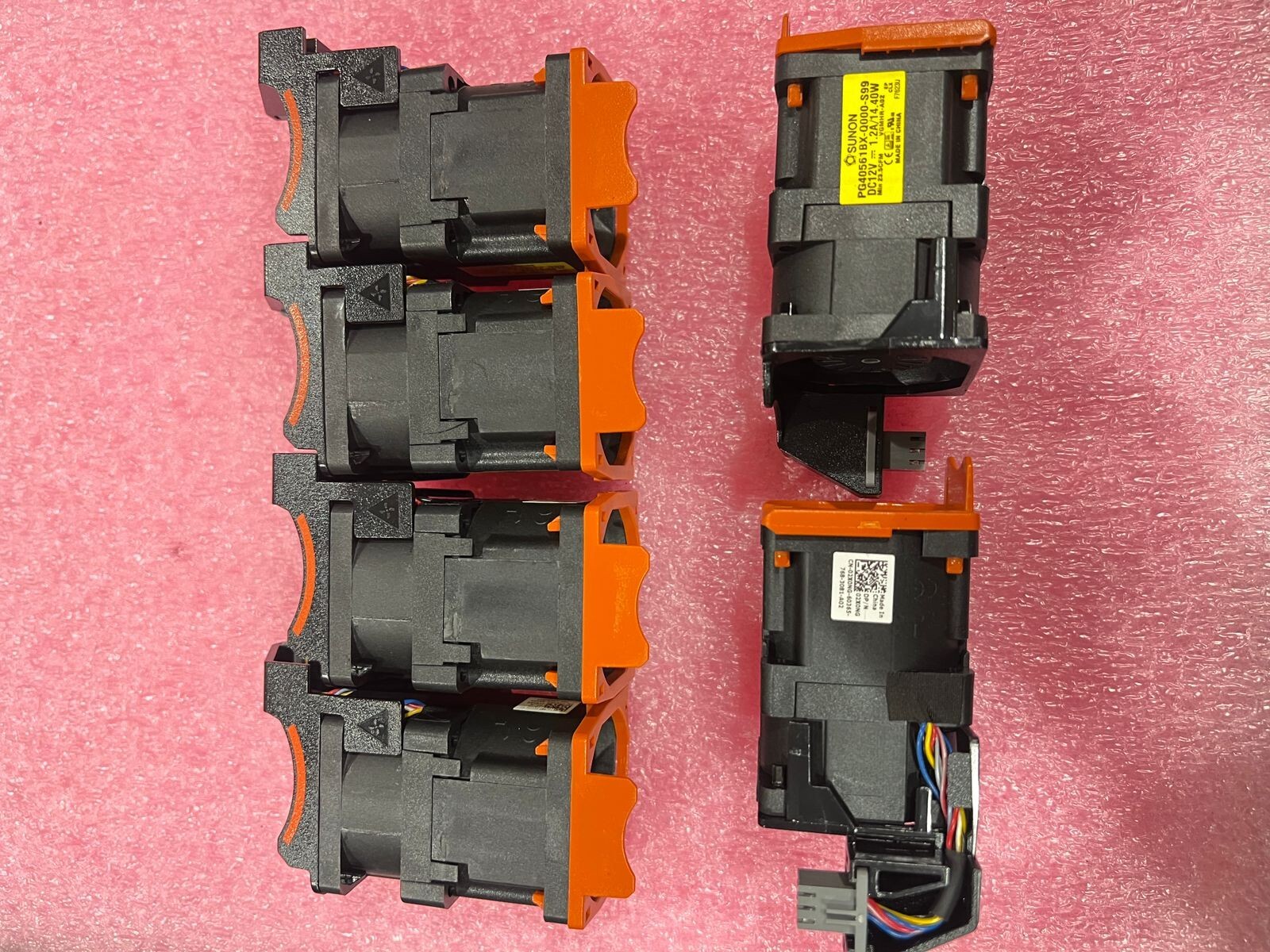 Lot of 7 - 2X0NG / 0F1YN7 Dell PowerEdge Fan R610 R620 R630 DC12V