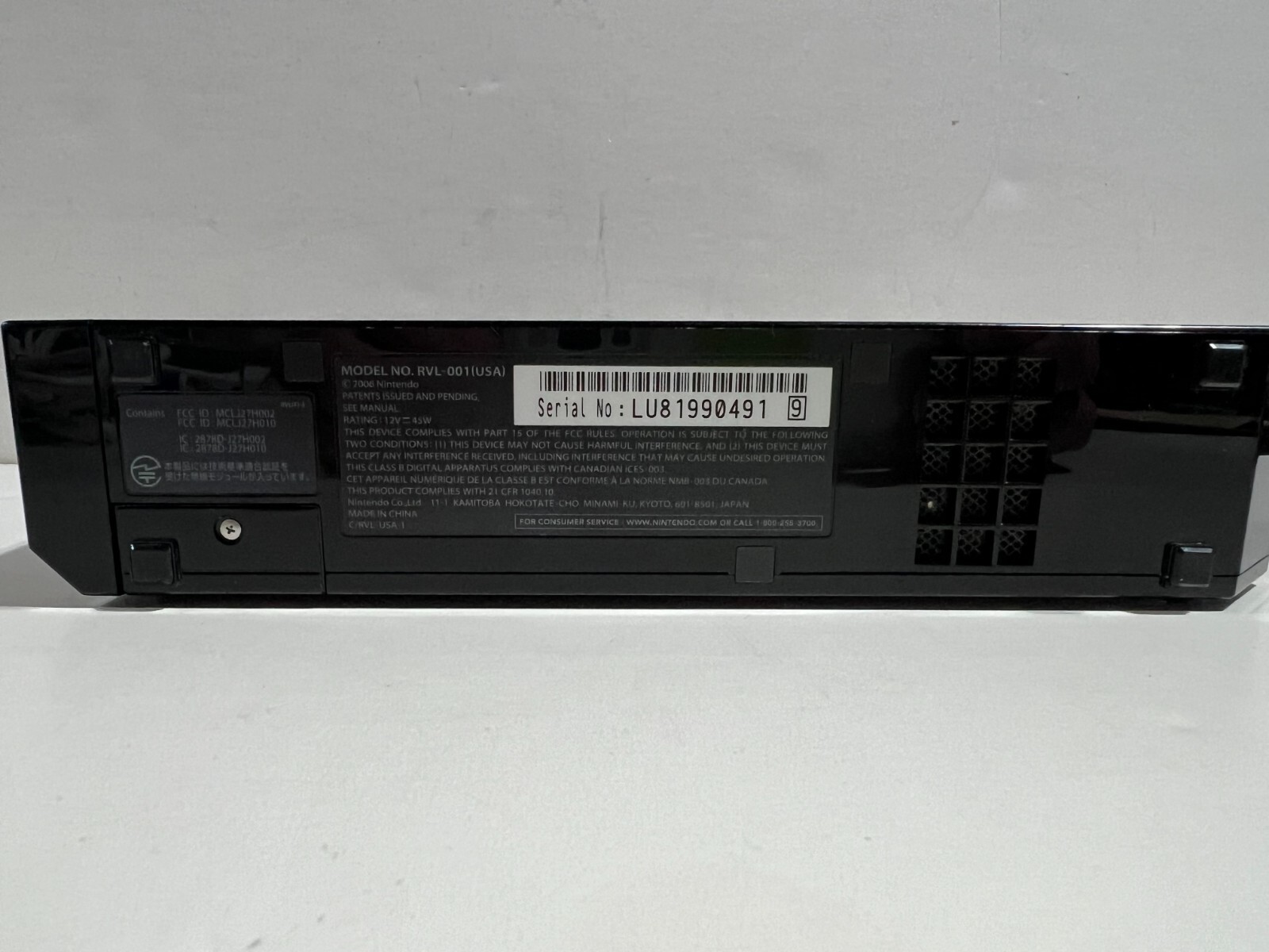 Nintendo RVL-100 Wii Console Works