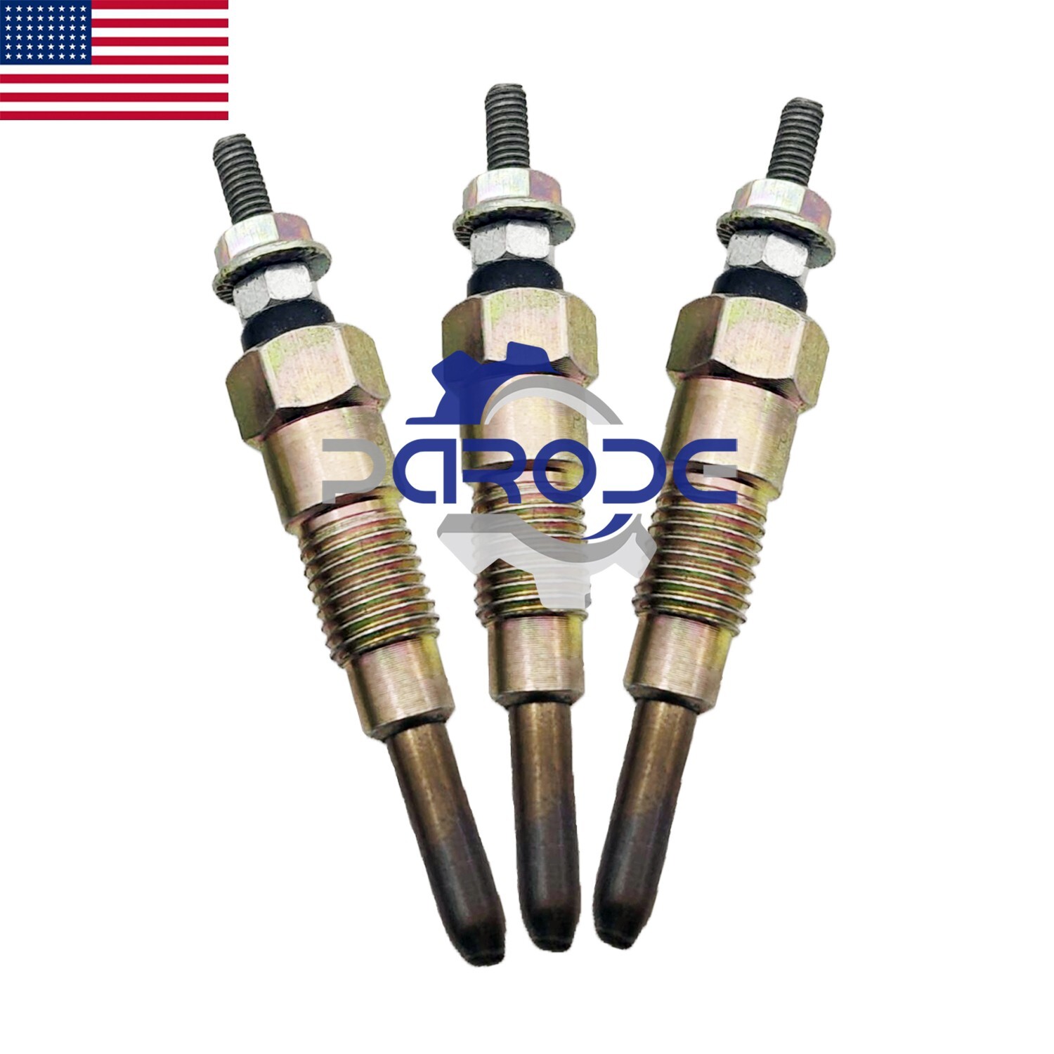 3 pcs Glow Plug for Yanmar 3TNM72 Engine