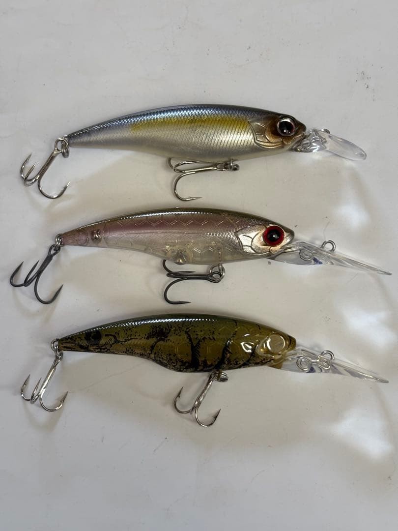 O.S.P Set High Cut SP High Cut DR F High Cut SR SF shads Scratched Fishing Lure