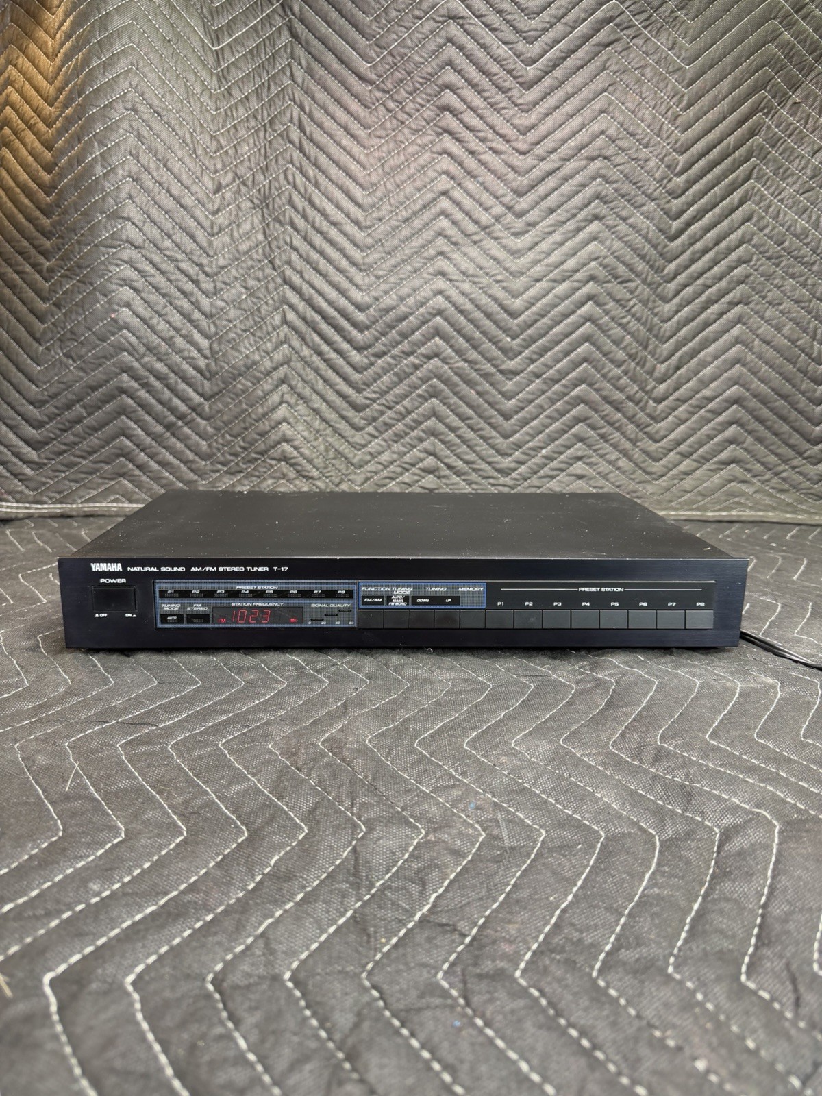 Vintage Yamaha T-17 Natural Sound AM/FM Stereo Tuner 🌟 Tested & Working 📻