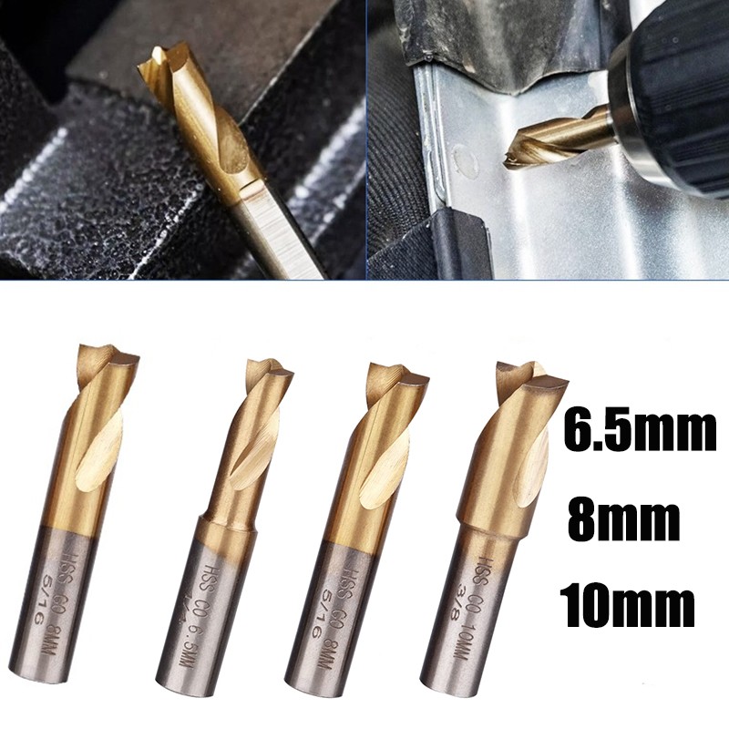 HSS CO Drill Spot Weld Drill Bit For Removing Spot Welds 6.5/8/10mm Diameter