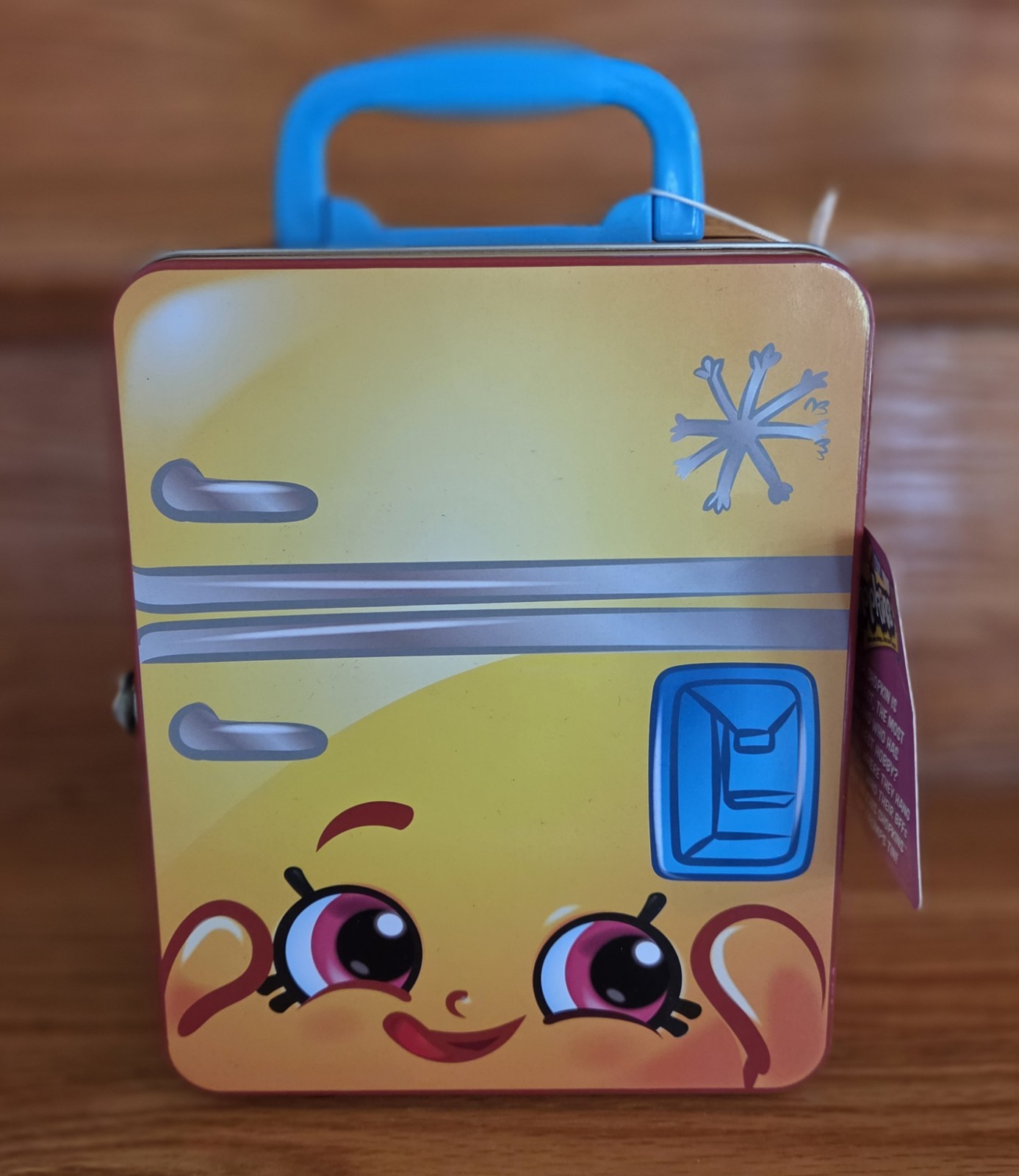 Shopkins Frost T Fridge Collectors Tin Storage Treasure Box 6x8x3 Minor Stratch