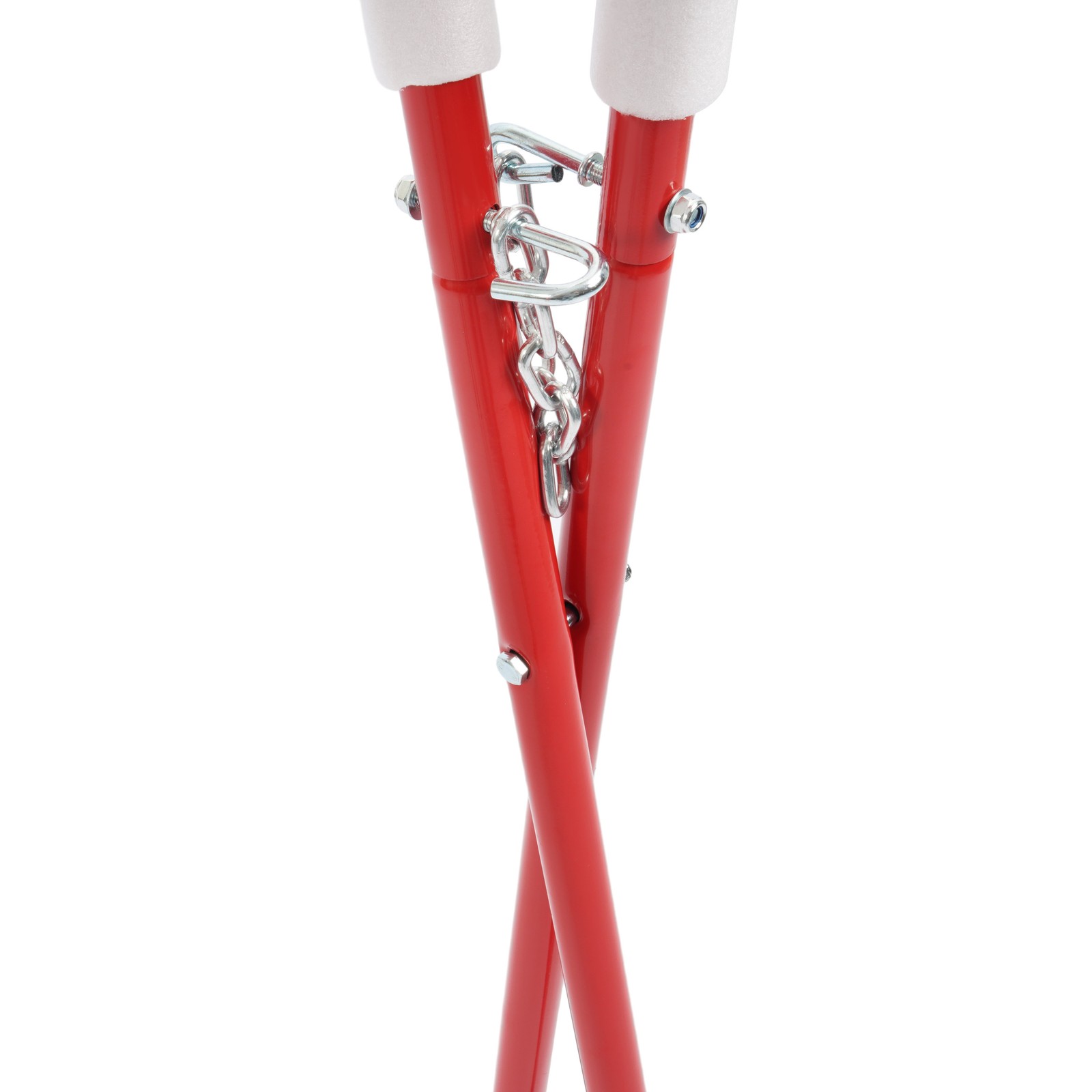 Red 500LBS Portable Folding Work Stand Auto Body Tool Painting Rack Steel Rubber