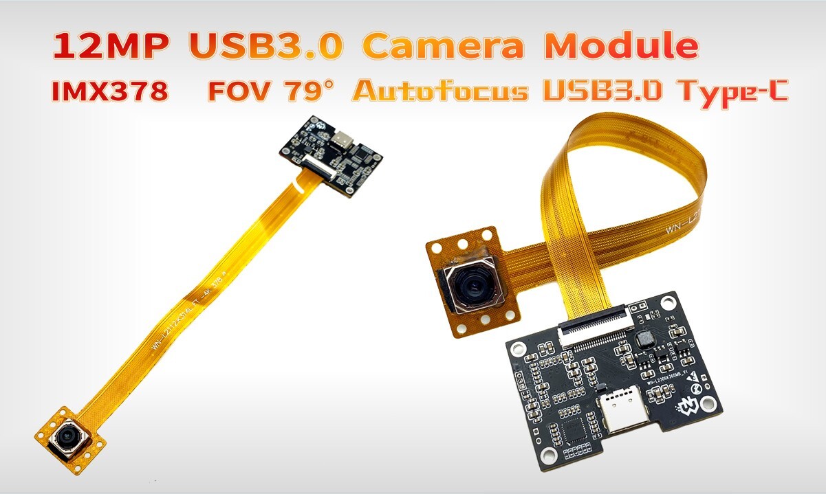 IMX378 USB 3.0 12MP 4K Camera Module Auto Focus Face Recognition Camera Module