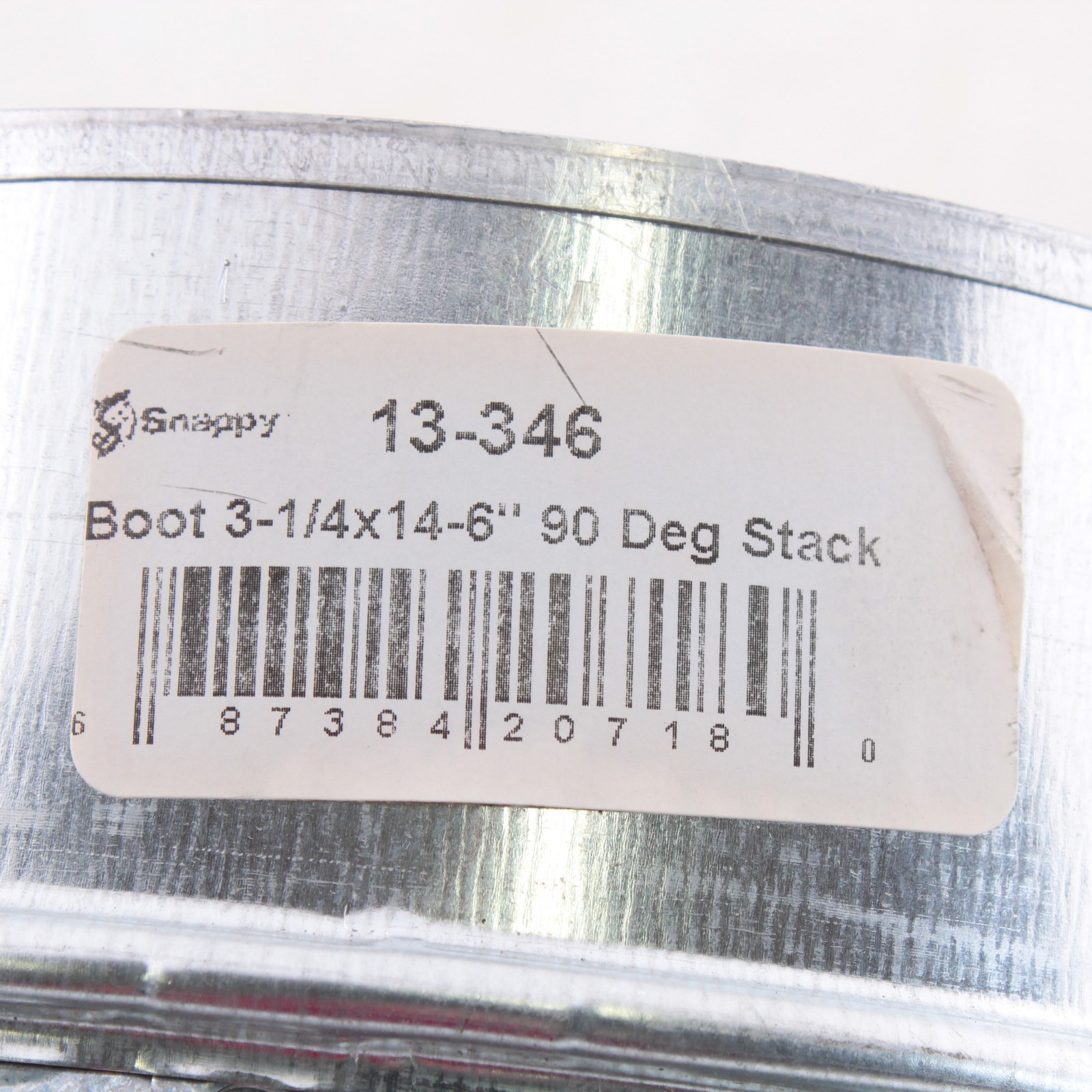 Snappy 13-346 Boot 3-1/4" 14-6" 90 Degree Stack