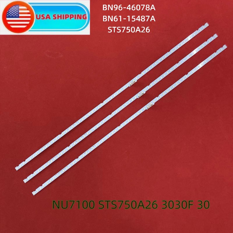 LED Backlight for UN75RU7100G UN75RU7100F UN75NU7100F UN75RU7100G UN75RU7200F