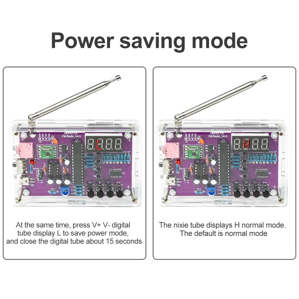 FM Radio Kit Soldering Practice Kit for Beginner STEM Educational Training Kit