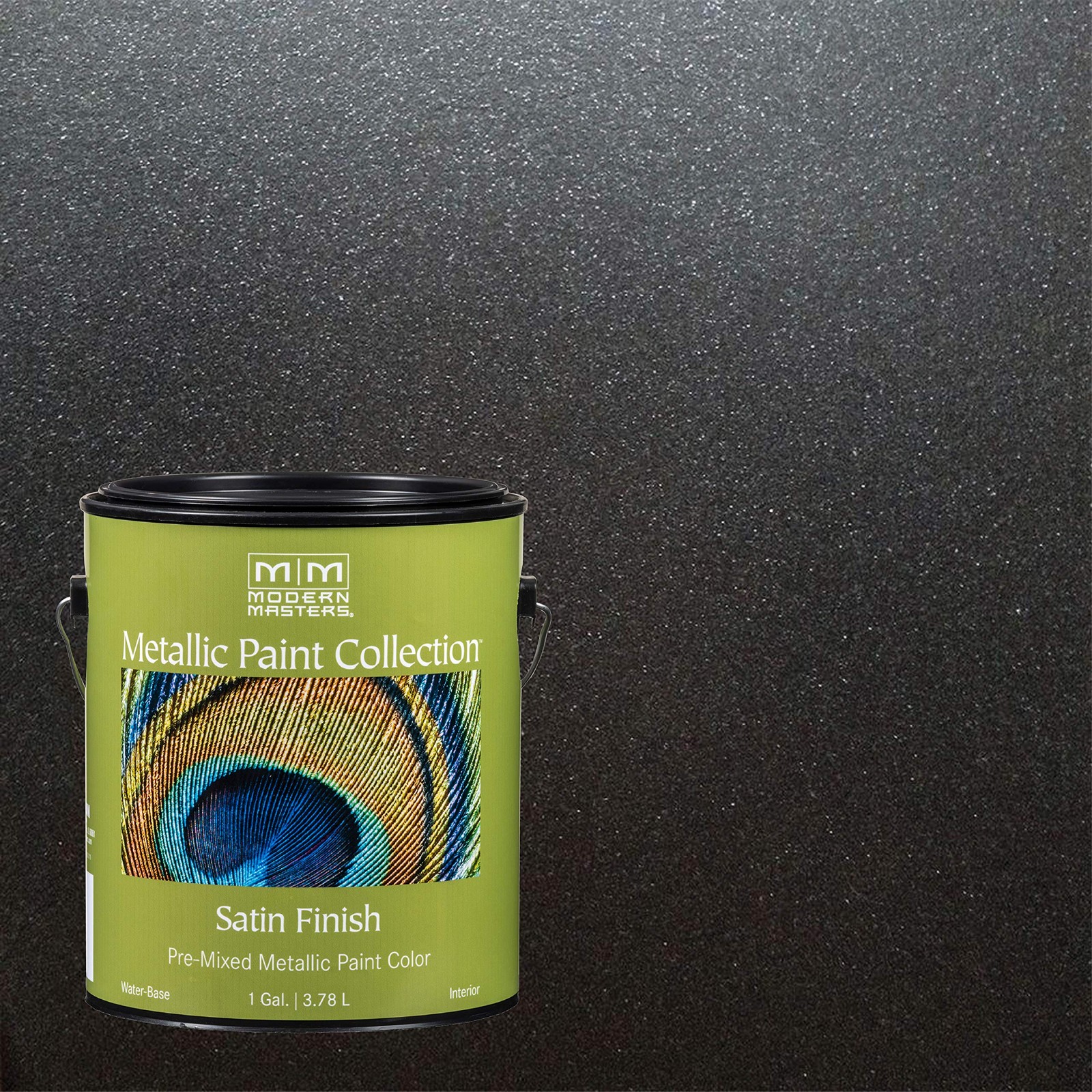 Satin Steel Gray Metallic Paint