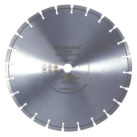 Husqvarna F620c-18 Diamond Saw Blade, Masonry, 18 In. Dia.