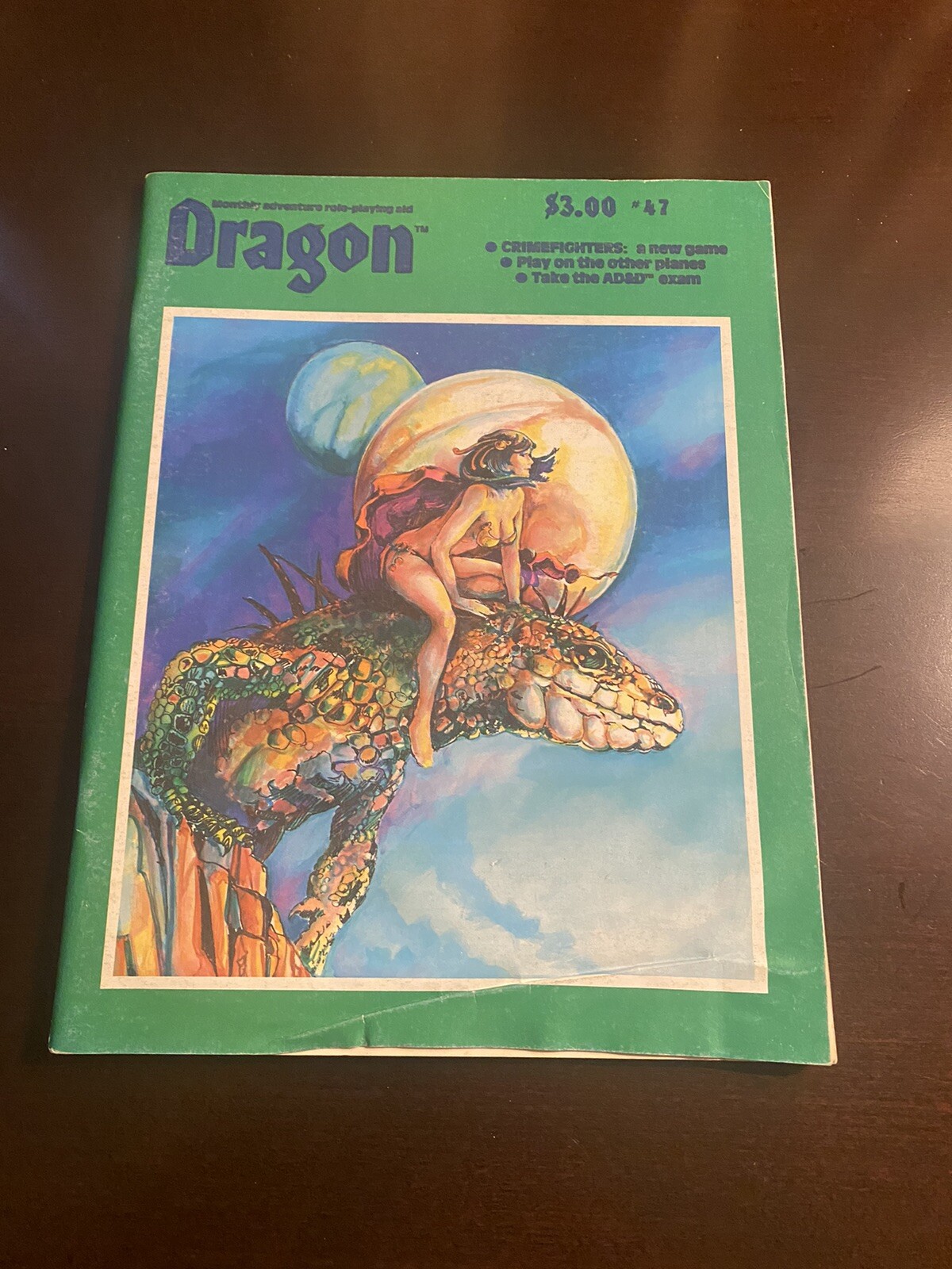 Price Reduced: TSR Dragon Magazine Issue 47 (G-VG) Including Food Fight Game