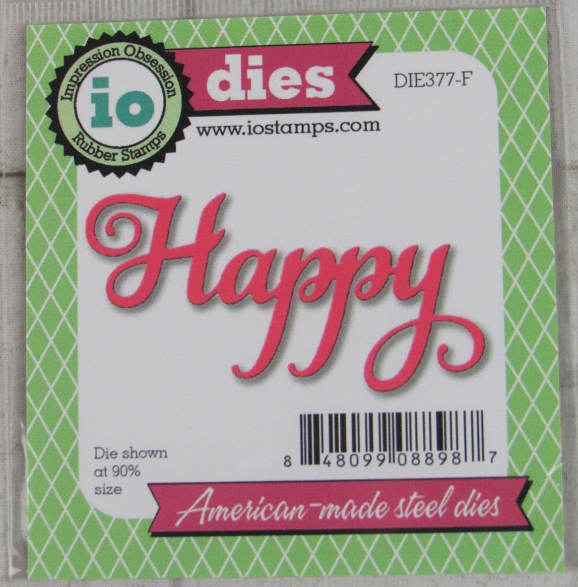 Impression Obsession Happy Die Cut, DIE377-F