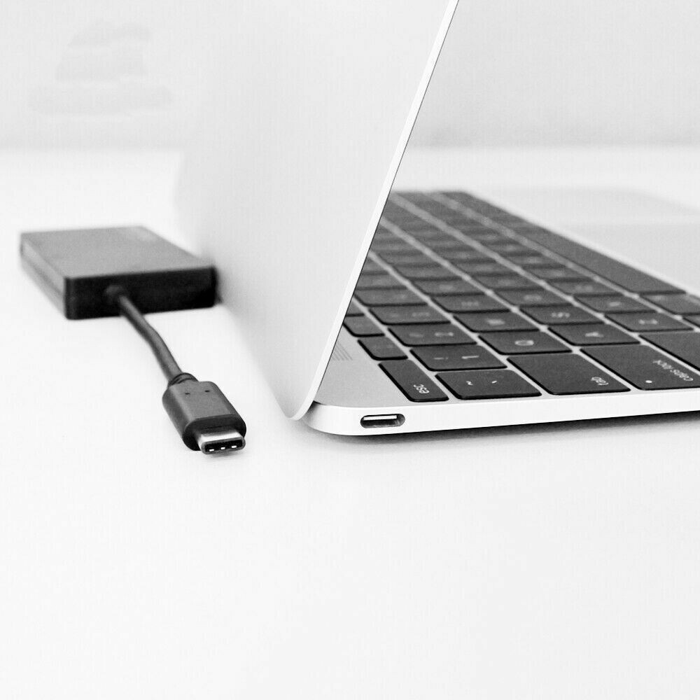 4 Port USB 3.0 Hub Cable Power Adapter Splitter Multiple Extender for Laptop