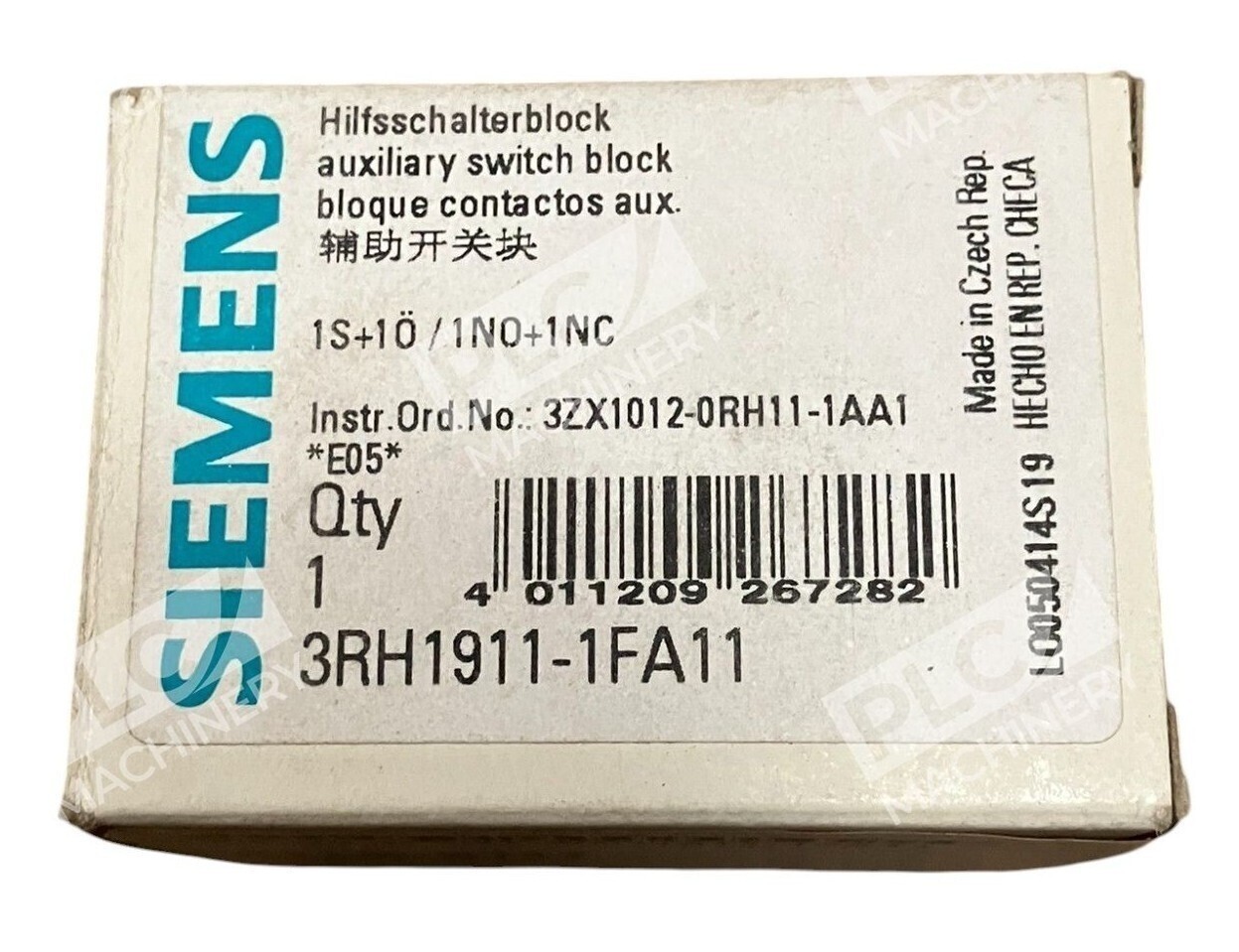 Siemens Auxiliary Switch Block 3RH1911-1FA11