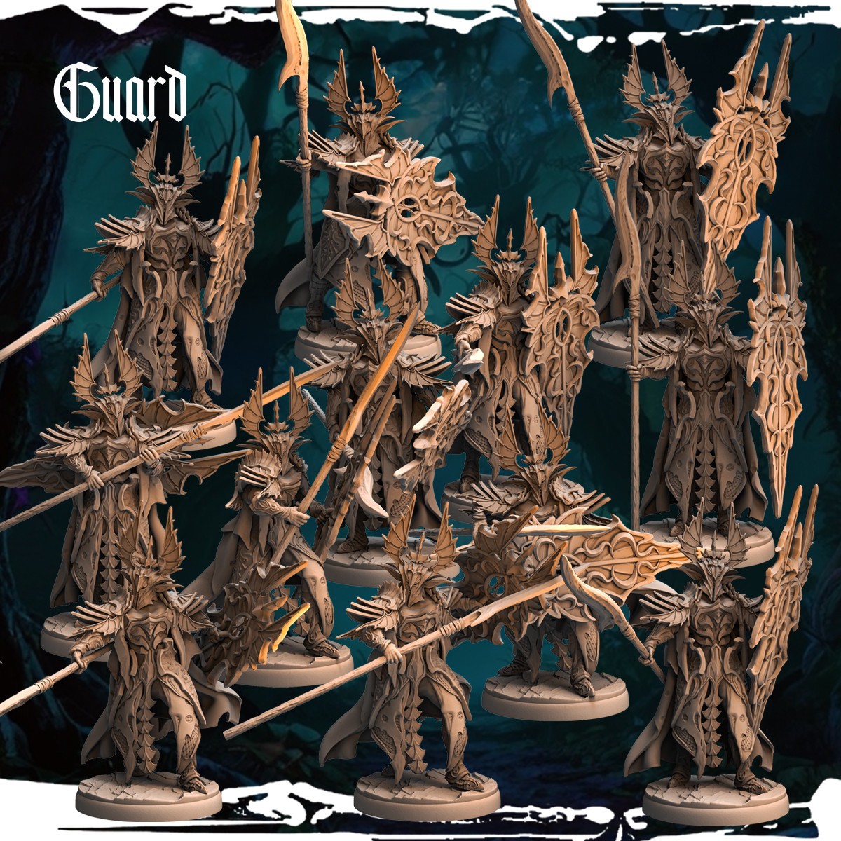 Dark Elf Guard 28mm 32mm fantasy